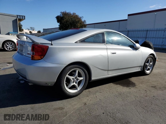2002 Toyota Celica GTS with VIN JTDDY32T320060702, listed as a Copart auction lot 81508354 with 214,998 mi miles and Salvage Title. Bid and sale history available at carsss.com. Image 3.