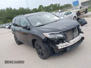 2021 Honda Pilot Special Edition with VIN 5FNYF5H27MB043732, listed as a IAAI auction lot 39777255 with 56,087 mi miles and . Bid and sale history available at DreamBid. Image 1.