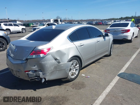 2010 Acura TL with VIN 19UUA8F2XAA000381, listed as a IAAI auction lot 41835238 with 218,639 mi miles. Bid and sale history available at carsss.com. Image 4.
