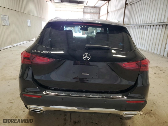 2025 Mercedes-Benz GLA with VIN W1N4N4GB7SJ708365, listed as a Copart auction lot 47927145 with 1,088 mi miles and Clean Title. Bid and sale history available at carsss.com. Image 6.