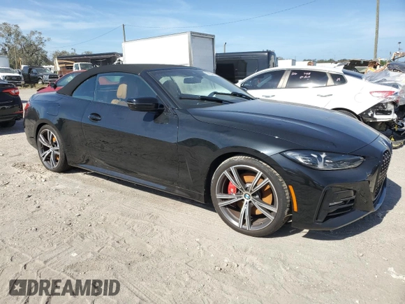 2023 BMW 4 Series 430i xDrive with VIN WBA43AT05PCM18361, listed as a Copart auction lot 74734464 with Not Provided miles and Non Repairable. Bid and sale history available at DreamBid. Image 4.