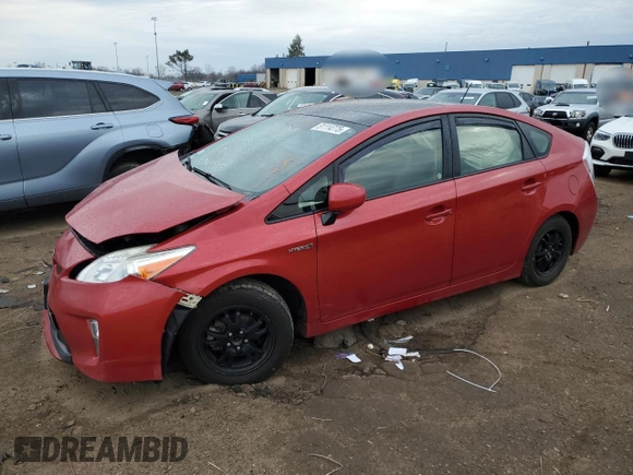 2015 Toyota Prius Four with VIN JTDKN3DU0F1903406, listed as a Copart auction lot 51114775 with 244,841 mi miles and Clean Title. Bid and sale history available at carsss.com. Image 1.