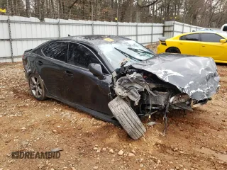 2007 Lexus IS 350 with VIN JTHBE262772011248, listed as a Copart auction lot 44365575 with Not Provided miles and Salvage Title. Bid and sale history available at DreamBid. Image 4.