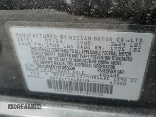 2023 Nissan Versa SV z VIN 3N1CN8EV1PL863536, wystawiony jako Copart lot #55695415 z przebiegiem 20 197 mil mil oraz Szkoda całkowita • Salvage title. Historia ofert i sprzedaży dostępna na DreamBid. Obrazek 12.