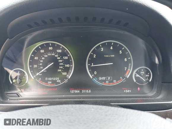2014 BMW 5 Series 528i with VIN WBA5A5C52ED503033, listed as a IAAI auction lot 41562997 with 127,564 mi miles. Bid and sale history available at carsss.com. Image 7.