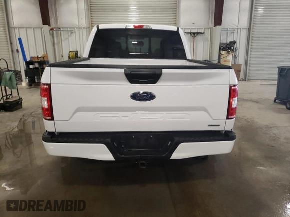 2020 Ford F-150 XL with VIN 1FTEW1EP7LKD90569, listed as a Copart auction lot 53040155 with 49,708 mi miles and Salvage Title. Bid and sale history available at DreamBid. Image 6.