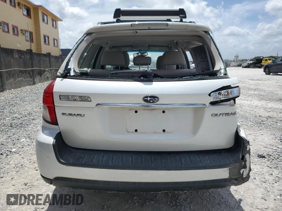 2008 Subaru Outback i with VIN 4S4BP61C987306435, listed as a Copart auction lot 60576095 with 166,538 mi miles and Salvage title. Bid and sale history available at DreamBid. Image 6.