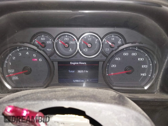 2019 Chevrolet Silverado 1500 LT with VIN 1GCUYDED2KZ133242, listed as a IAAI auction lot 41645716 with 129,803 mi miles. Bid and sale history available at carsss.com. Image 7.