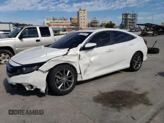 2021 Honda Civic Sedan EX with VIN 19XFC1F39ME012816, listed as a Copart auction lot 74093434 with 0 mi miles and Salvage Title. Bid and sale history available at carsss.com. Image 1.
