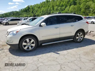 2011 Chevrolet Traverse LTZ z VIN 1GNKVLED9BJ115711, wystawiony jako Copart lot #56114895 z przebiegiem 218 669 mil mil oraz Szkoda całkowita • Salvage title. Historia ofert i sprzedaży dostępna na DreamBid. Obrazek 1.