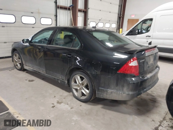2012 Ford Fusion SPORT with VIN 3FAHP0DC9CR384812, listed as a IAAI auction lot 41506693 with 169,545 mi miles. Bid and sale history available at carsss.com. Image 3.