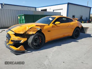 2019 Ford Mustang GT with VIN 1FA6P8CF0K5137987, listed as a Copart auction lot 51937265 with 38,945 mi miles and Non Repairable. Bid and sale history available at carsss.com. Image 1.