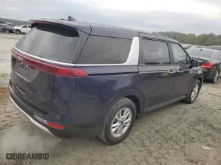 2024 Kia Carnival LX with VIN KNDNB4H33R6442142, listed as a Copart auction lot 71405804 with 3,056 mi miles and Salvage Title. Bid and sale history available at carsss.com. Image 3.