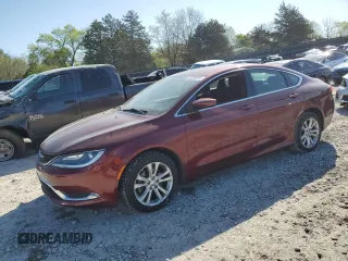 2016 Chrysler 200 Limited with VIN 1C3CCCAB1GN123619, listed as a Copart auction lot 52229015 with 88,008 mi miles and Salvage Title. Bid and sale history available at carsss.com. Image 1.