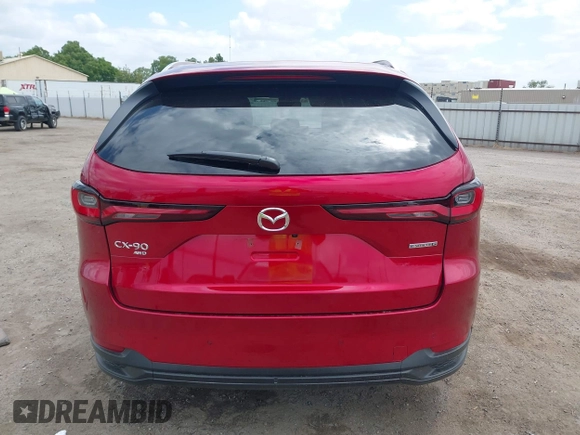 2025 Mazda CX-90 Preferred z VIN JM3KKBHD9S1208744, wystawiony jako IAAI lot #42019049 z przebiegiem 4 663 mil mil oraz . Historia ofert i sprzedaży dostępna na DreamBid. Obrazek 17.