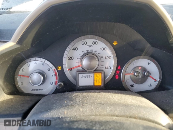 2009 Honda Pilot EX with VIN 5FNYF48409B046829, listed as a Copart auction lot 49122495 with 242,824 mi miles and Clean Title. Bid and sale history available at DreamBid. Image 9.