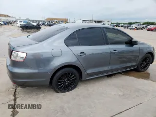 2014 Volkswagen Jetta S with VIN 3VW2K7AJ4EM226580, listed as a Copart auction lot 58539055 with 138,927 mi miles and Salvage title. Bid and sale history available at DreamBid. Image 3.