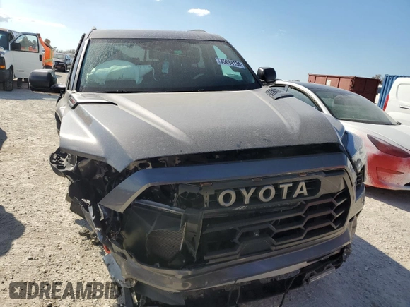 2023 Toyota Sequoia SR5 with VIN 7SVAAABA3PX018996, listed as a Copart auction lot 75094134 with 13,285 mi miles and Salvage Title. Bid and sale history available at carsss.com. Image 5.