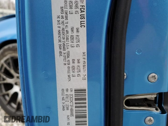 2015 Dodge Charger RT z VIN 2C3CDXCT3FH880085, wystawiony jako Copart lot #44606025 z przebiegiem 105 302 mil mil oraz Szkoda całkowita • Salvage title. Historia ofert i sprzedaży dostępna na DreamBid. Obrazek 15.
