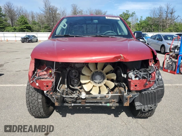 2017 Nissan Frontier Pro-4X with VIN 1N6AD0EV0HN741306, listed as a Copart auction lot 63260635 with 40,594 mi miles and Salvage title. Bid and sale history available at DreamBid. Image 5.
