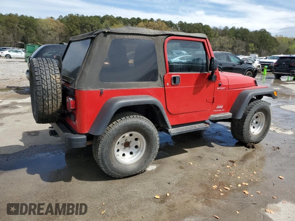 2005 Jeep Wrangler Sport with VIN 1J4FA49SX5P320874, listed as a Copart auction lot 49335305 with 81,175 mi miles and Clean Title. Bid and sale history available at carsss.com. Image 3.