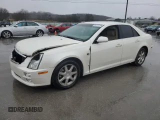 2006 Cadillac STS with VIN 1G6DW677760190803, listed as a Copart auction lot 44111255 with 91,233 mi miles and Salvage Title. Bid and sale history available at carsss.com. Image 1.