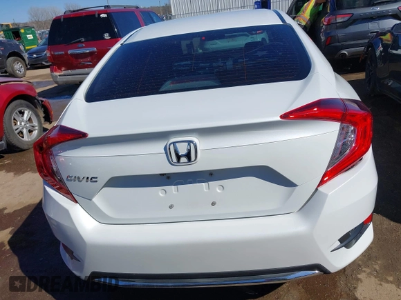 2020 Honda Civic Sedan LX with VIN 19XFC2F63LE019596, listed as a IAAI auction lot 41770281 with 92,370 mi miles. Bid and sale history available at carsss.com. Image 16.