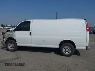 2024 Chevrolet Express Cargo with VIN 1GCWGAFP2R1279801, listed as a IAAI auction lot 42235836 with 11,611 mi miles and . Bid and sale history available at DreamBid. Image 15.