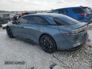 2024 Lucid Air Pure with VIN 50EA1PGA7RA006034, listed as a Copart auction lot 43218905 with 0 mi miles and Clean Title. Bid and sale history available at carsss.com. Image 2.