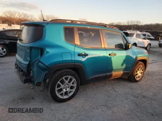 2021 Jeep Renegade Jeepster with VIN ZACNJCAB7MPM26124, listed as a Copart auction lot 83639684 with 53,912 mi miles and Salvage title. Bid and sale history available at DreamBid. Image 3.
