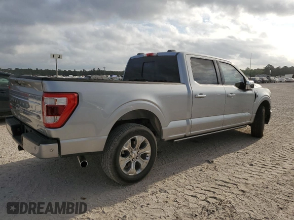 2023 Ford F-150 XL with VIN 1FTFW1E87PFA19620, listed as a Copart auction lot 53586275 with 59,803 mi miles and Salvage Title. Bid and sale history available at carsss.com. Image 3.