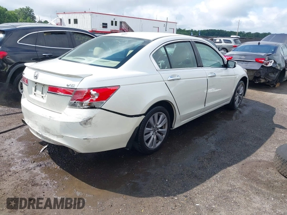 2011 Honda Accord EX-L with VIN 1HGCP3F84BA003120, listed as a IAAI auction lot 42440261 with 223,627 mi miles and . Bid and sale history available at DreamBid. Image 4.