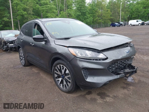 2020 Ford Escape SE Sport Hybrid with VIN 1FMCU0BZ0LUC52871, listed as a IAAI auction lot 42225741 with Not provided miles and . Bid and sale history available at DreamBid. Image 1.