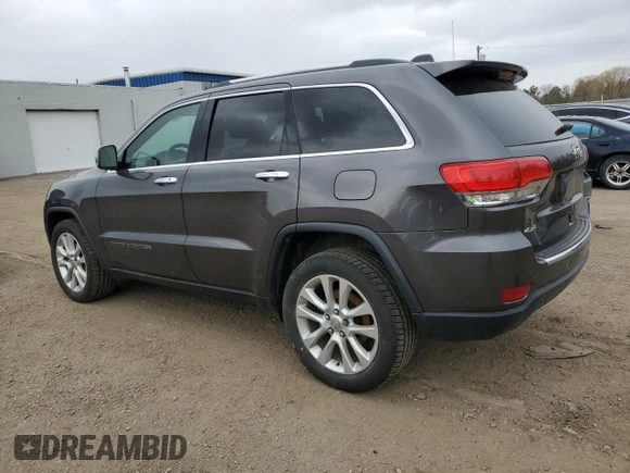 2017 Jeep Grand Cherokee Limited with VIN 1C4RJFBG7HC951209, listed as a Copart auction lot 50962555 with 170,678 mi miles and Clean Title. Bid and sale history available at carsss.com. Image 2.