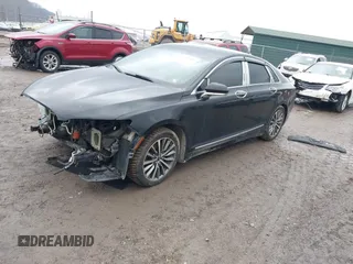 2017 Lincoln MKZ Select with VIN 3LN6L5C99HR607840, listed as a IAAI auction lot 41595415 with 108,842 mi miles. Bid and sale history available at carsss.com. Image 2.
