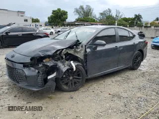 2025 Toyota Camry LE with VIN 4T1DAACK8SU580753, listed as a Copart auction lot 52051845 with 1,411 mi miles and Salvage Title. Bid and sale history available at carsss.com. Image 1.