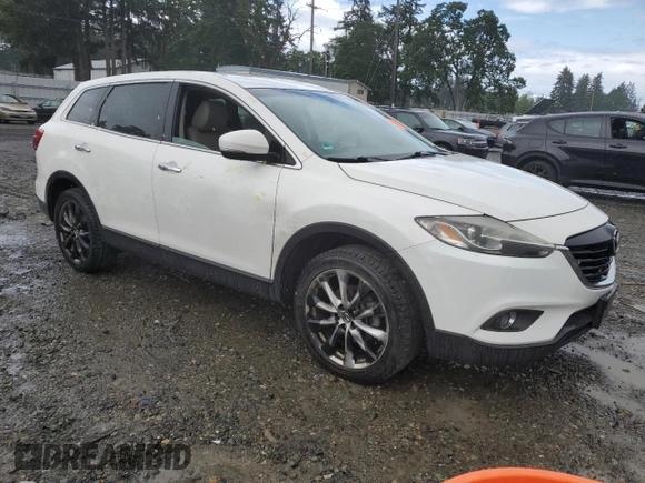 2014 Mazda CX-9 Grand Touring with VIN JM3TB2DA5E0438288, listed as a Copart auction lot 56970705 with 147,526 mi miles and Salvage title. Bid and sale history available at DreamBid. Image 4.