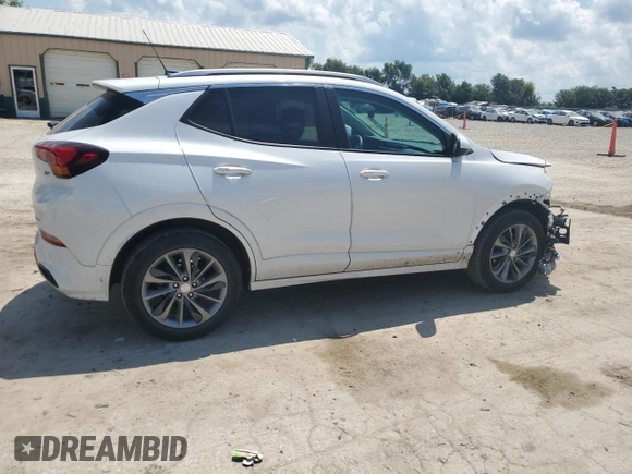 2023 Buick Encore GX Select with VIN KL4MMESL5PB021218, listed as a Copart auction lot 62673295 with 28,171 mi miles and Salvage title. Bid and sale history available at DreamBid. Image 3.