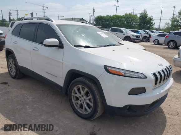 2018 Jeep Cherokee Latitude Plus with VIN 1C4PJLLX2JD557198, listed as a IAAI auction lot 41908907 with 155,195 mi miles and . Bid and sale history available at DreamBid. Image 1.