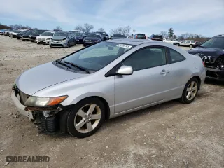 2008 Honda Civic Cpe EX-L with VIN 2HGFG129X8H541590, listed as a Copart auction lot 51286145 with 157,824 mi miles and Clean Title. Bid and sale history available at carsss.com. Image 1.