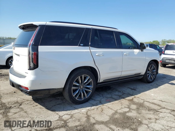 2021 Cadillac Escalade Sport Platinum with VIN 1GYS3GKLXMR378824, listed as a Copart auction lot 55270325 with 77,986 mi miles and Clean title. Bid and sale history available at DreamBid. Image 3.