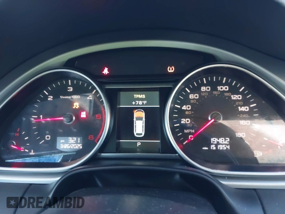 2013 Audi Q7 3.0L TDI Premium Plus with VIN WA1LMAFE7DD009295, listed as a IAAI auction lot 41895084 with 151,954 mi miles. Bid and sale history available at carsss.com. Image 7.