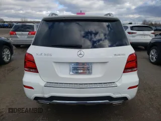 2015 Mercedes-Benz GLK 250 with VIN WDCGG0EBXFG347544, listed as a Copart auction lot 86331534 with 43,513 mi miles and Salvage Title. Bid and sale history available at DreamBid. Image 6.