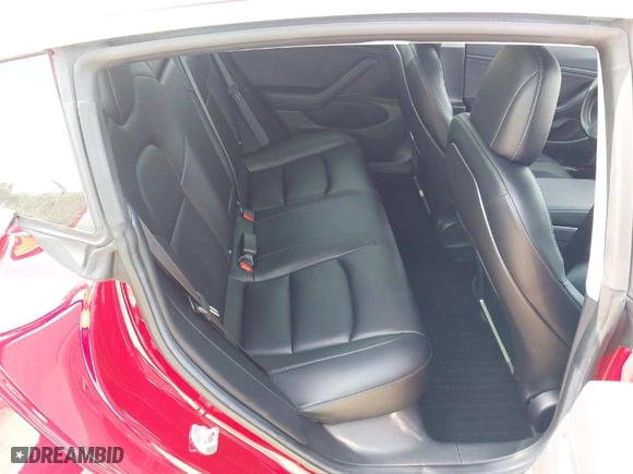 2018 Tesla Model 3 Long Range Battery with VIN 5YJ3E1EA4JF053227, listed as a IAAI auction lot 41854908 with 84,293 mi miles. Bid and sale history available at carsss.com. Image 8.