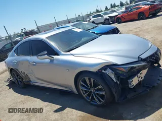 2021 Lexus IS 350 F Sport with VIN JTHGZ1B20M5041647, listed as a IAAI auction lot 42471451 with 39,752 mi miles and . Bid and sale history available at DreamBid. Image 14.