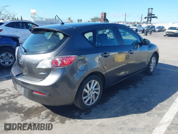 2012 Mazda Mazda3 i Touring with VIN JM1BL1L71C1529437, listed as a IAAI auction lot 41728946 with 179,907 mi miles. Bid and sale history available at carsss.com. Image 4.