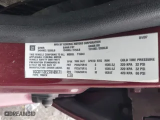 2007 Chevrolet Colorado LT w/1LT with VIN 1GCDT13E278189171, listed as a IAAI auction lot 41228251 with 147,426 mi miles. Bid and sale history available at carsss.com. Image 9.