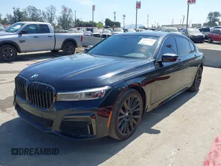 2022 BMW 7 Series 740i with VIN WBA7T2C07NCG88615, listed as a IAAI auction lot 39972481 with 76,169 mi miles. Bid and sale history available at carsss.com. Image 18.