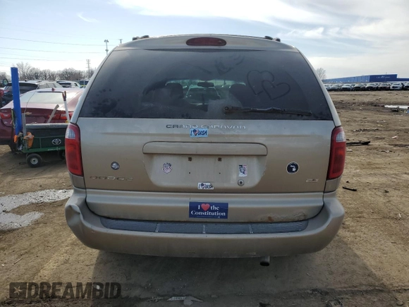 2002 Dodge Caravan ES with VIN 2B4GP54L12R583745, listed as a Copart auction lot 48742335 with 76,253 mi miles and Clean Title. Bid and sale history available at carsss.com. Image 6.