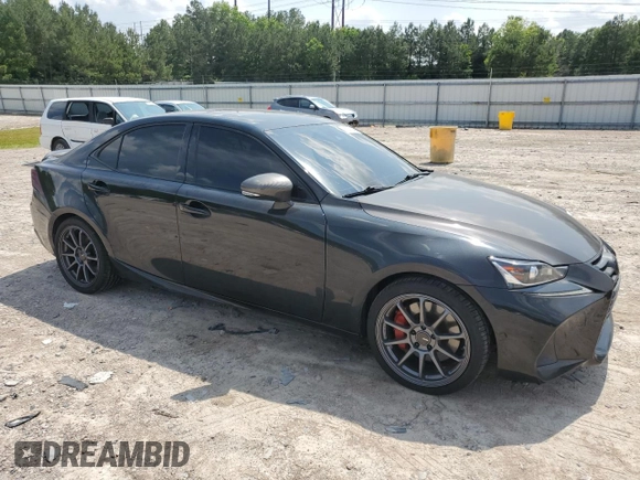2017 Lexus IS 300 with VIN JTHCM1D22H5016393, listed as a Copart auction lot 59848545 with 77,893 mi miles and Salvage title. Bid and sale history available at DreamBid. Image 4.